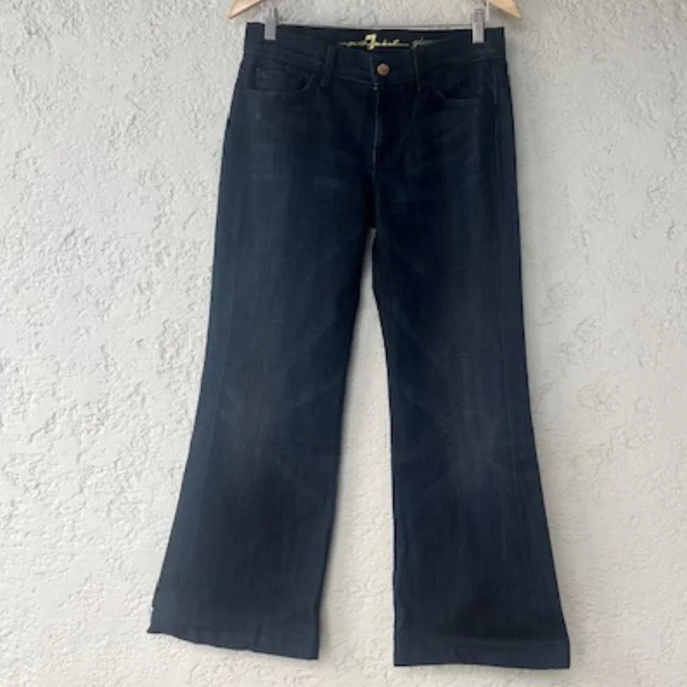 7 For All Mankind “Ginger” Flare Jeans (shortened) EUC - Picture 2 of 9